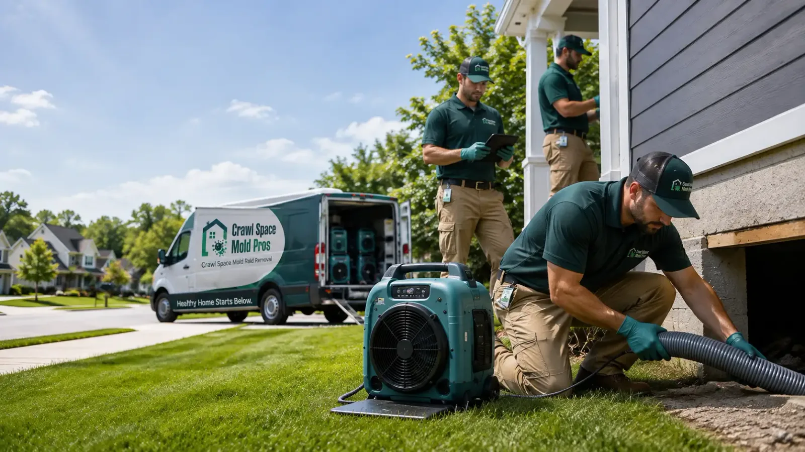 Crawl Space Mold Removal in Havana, ND